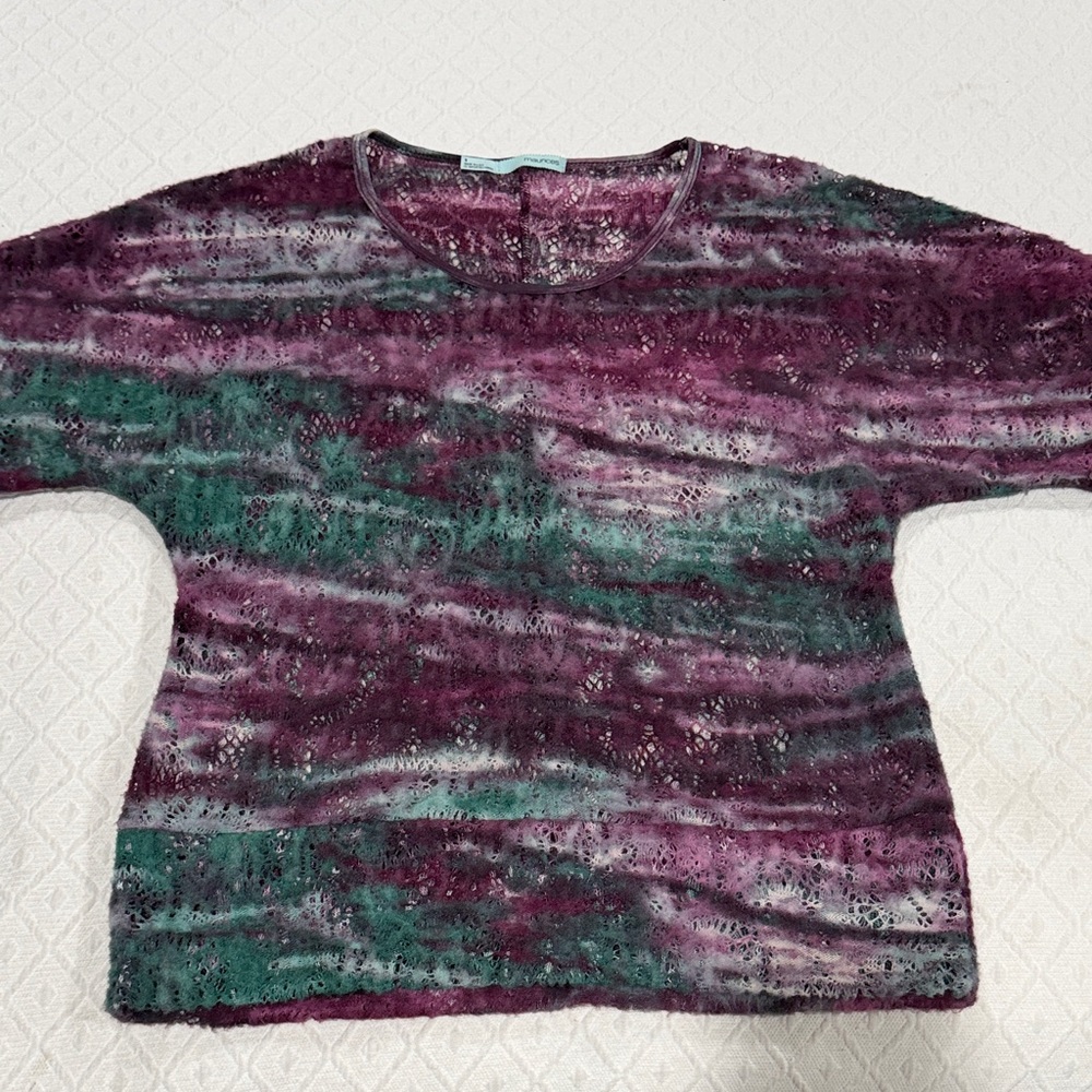 Maurices Purple Knit Top Small